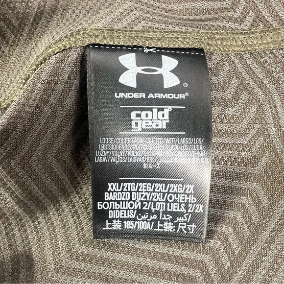 Under Armour Storm3 Cold Gear Realtree MAX-5Camo Half Zip Jacket Pullover - Picture 16 of 16